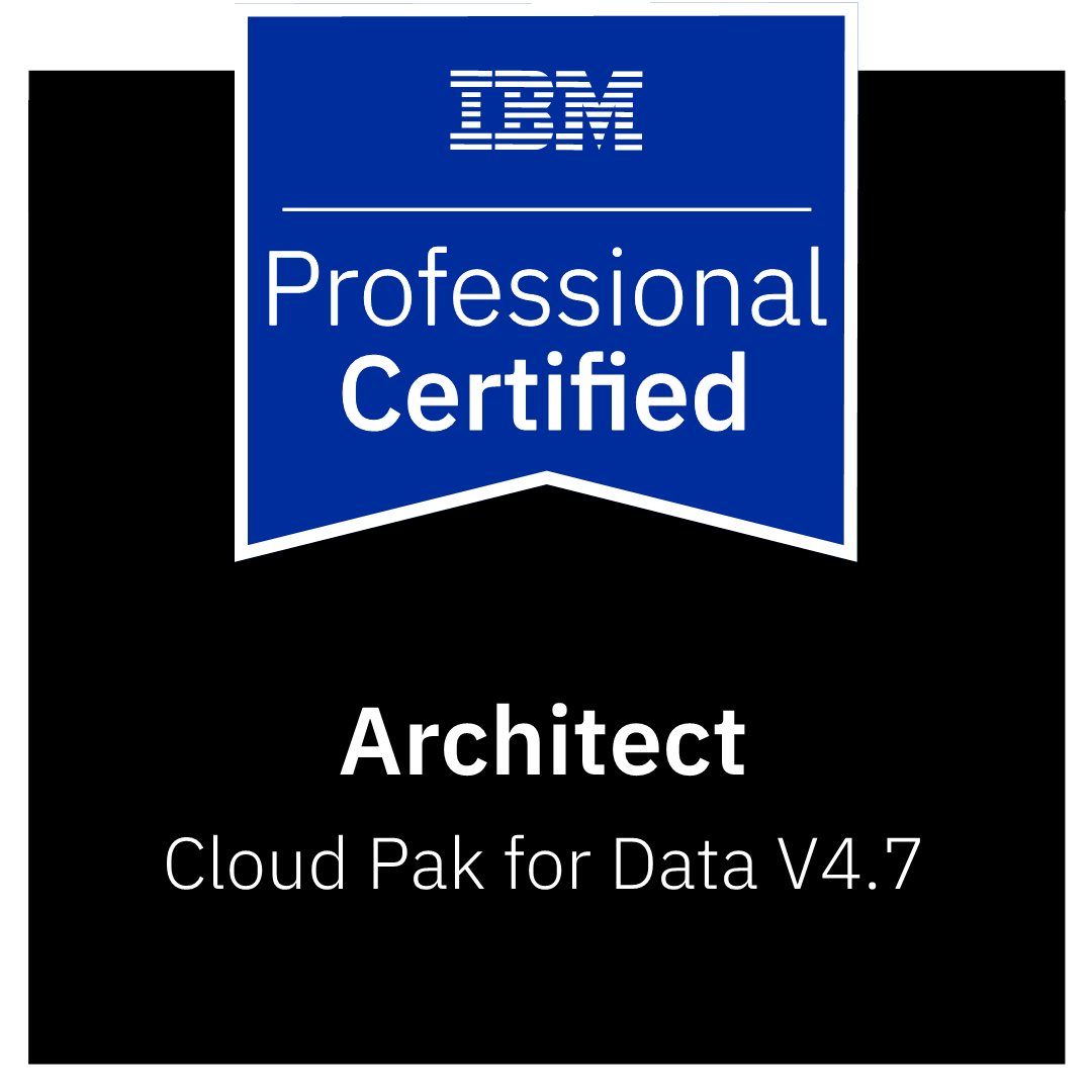 IBM Cloud Pak for Data V4.7 Architect